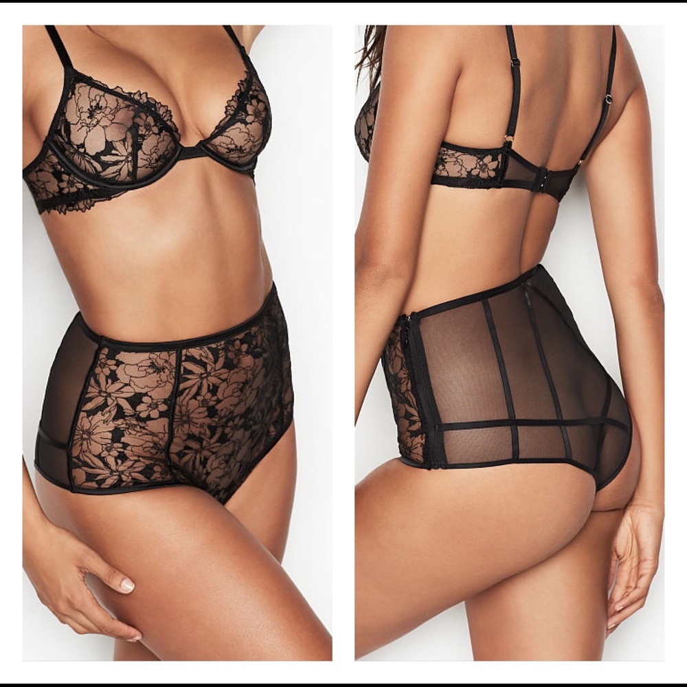 Victoria’s Secret Embroidered Cheeky Panty Small